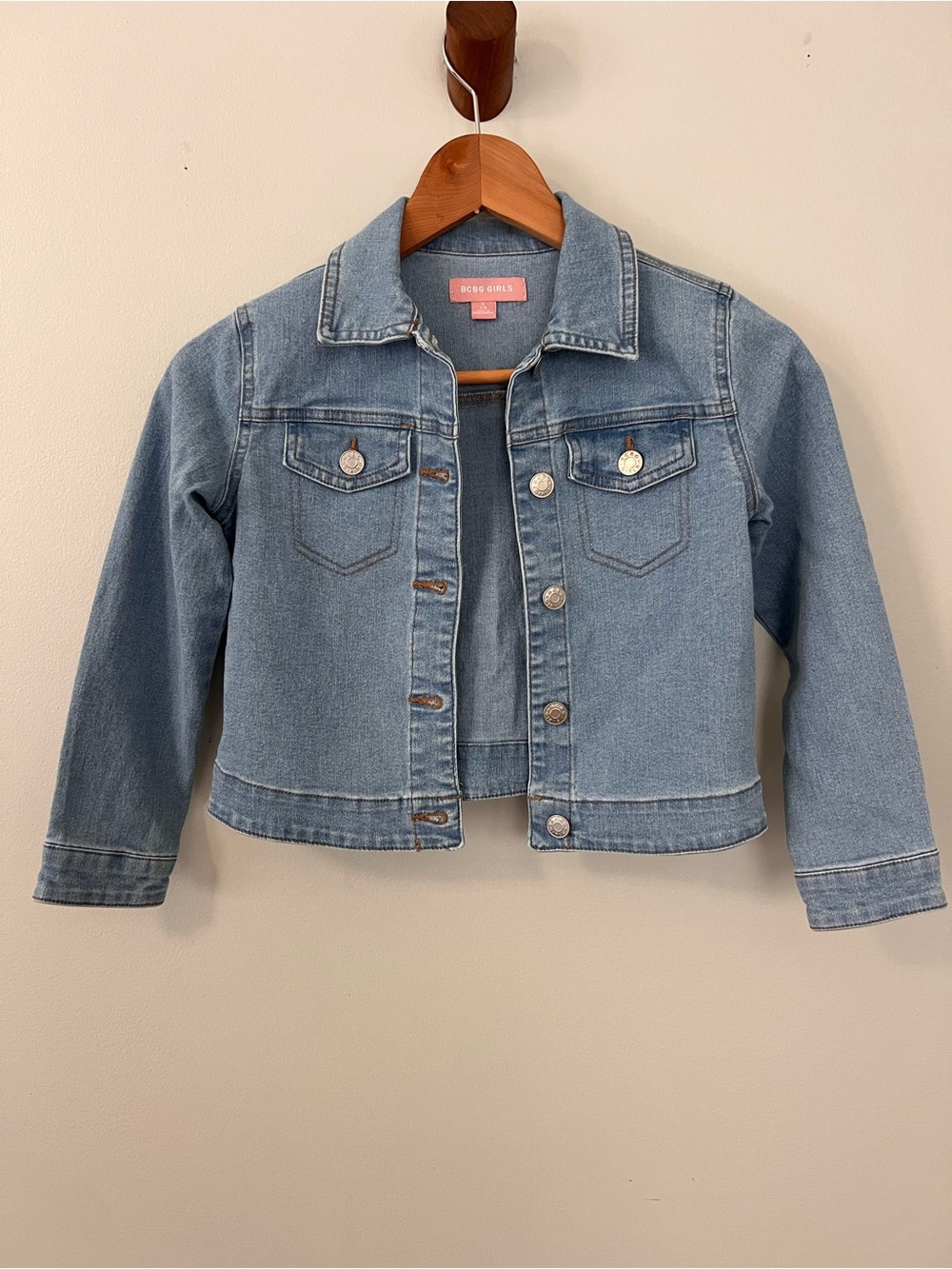 BCBG Girls Stretch Denim Jacket • 7/8